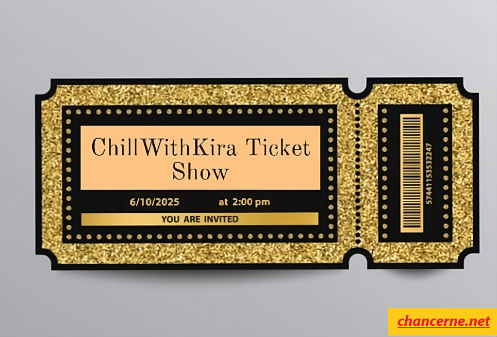 Chillwithkira ticket show